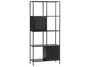 Unique Furniture Malibu Black Bookcase JEMALI4618