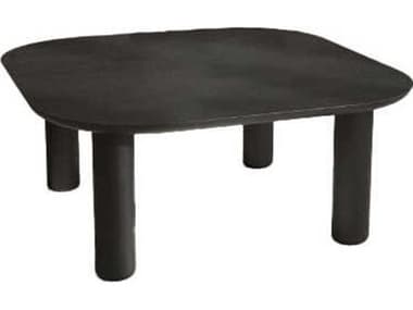 Unique Furniture Monsun Square Wood Black Oak Coffee Table JEMONS5029BLK