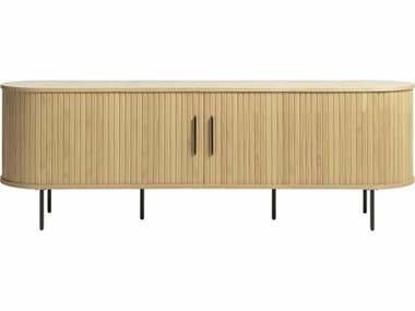 Unique Furniture Nola 75&quot; Ply Wood Media Console JENOLA4829NAT