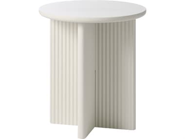 Unique Furniture Palma Round Wood End Table JEPALM5163GRG