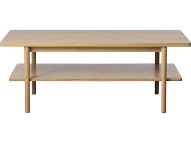 Unique Furniture Ponza Rectangular Wood Natural Oak Coffee Table JEPONZ4850NAT