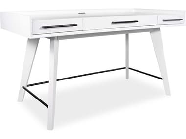 Unique Furniture Rainier 55" White Secretary Desk JERAIN4527WH