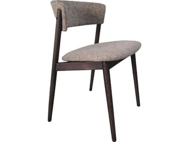 Unique Furniture Revere Chairs Solid Wood Beige Upholstered Armless Dining Chair Set of 2 JEREVE495401