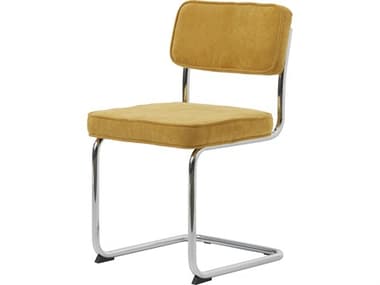 Unique Furniture Rupert Yellow Upholstered Armless Dining Chair Set of 2 JERUEP372803