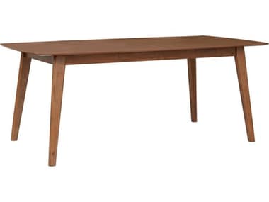 Unique Furniture Sedona 75-93&quot; Extendable Rectangular Wood Walnut Dining Table JESDNA4231