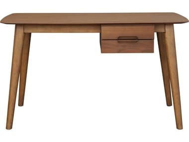 Unique Furniture Sedona 52" Walnut Brown Wood Secretary Desk JESDNA4273