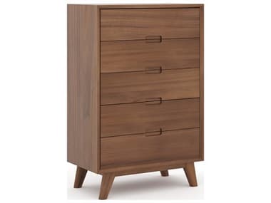 Unique Furniture Sedona Walnut Stain Brown Rubberwood Accent Chest JESDNA8073