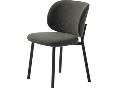Unique Furniture Swan Green Upholstered Armless Dining Chair Set of 2 JESWAN475202
