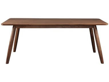 Unique Furniture Tahoe Rectangular Wood Walnut Dining Table JETAHDN4163