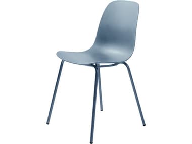 Unique Furniture Whitby Blue Armless Dining Chair Set of 2 JEWHIT3791BLUE