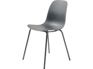 Unique Furniture Whitby Chairs Gray Armless Dining Chair Set of 2 JEWHIT3791GREY