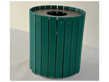 Frog Furnishings Recycled Plastic Standard Round 55 Gallon Receptacles JHPB55R