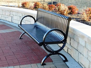 Frog Furnishings Wellington Cast Aluminum 6 ft. Bench JHPB6WELL