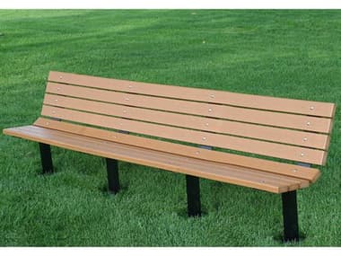 Frog Furnishings Contour Steel 8 ft. Bench JHPB8BFCON