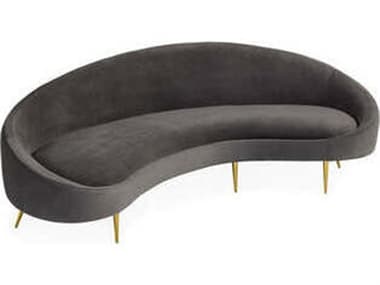 Jonathan Adler Ether Gray Upholstered Sofa JON32048