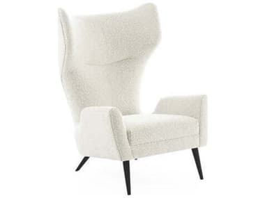 Jonathan Adler Milano White Fabric Accent Chair JON32471