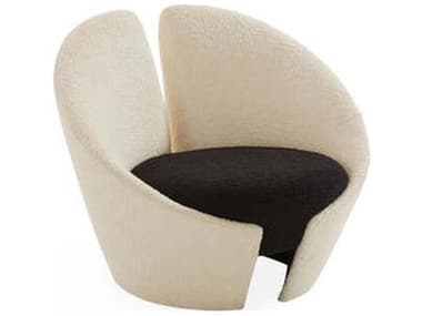 Jonathan Adler Marais Beige Fabric Accent Chair JON33989