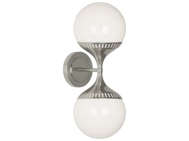 Jonathan Adler Rio 18" Tall Silver Wall Sconce JON34185