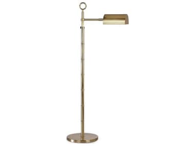 Jonathan Adler Meurice 56" Tall Brass Floor Lamp JON34187