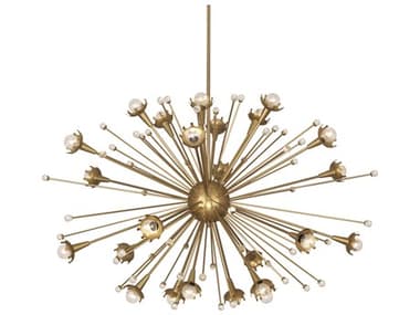 Jonathan Adler Sputnik 48" Wide Brass Chandelier JON34219