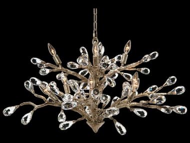 John Richard Mark Mcdowell 1-Light Silver Crystal Candelabra Chandelier JRAJC8850