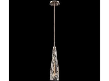 John Richard Mark Mcdowell 1-Light Brushed Nickel Glass Mini Pendant JRAJC9023