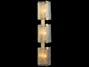 John Richard Claritas 28" Tall 3-Light Polished Brass Wall Sconce JRAJC9373