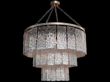 John Richard Twilight 16-Light Silver Leaf Tiered Chandelier JRAJC9392