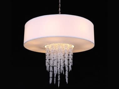 John Richard Cascading Crystal 11-Light Champagne Silver Round Chandelier JRAJC9426