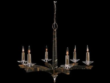 John Richard Inverness 6-Light Antique Brass Candelabra Chandelier JRAJC9442