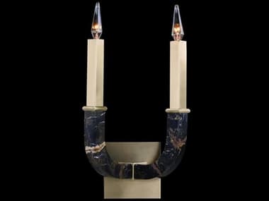 John Richard Hampton 2-Light Honey Brass Wall Sconce JRAJC9445