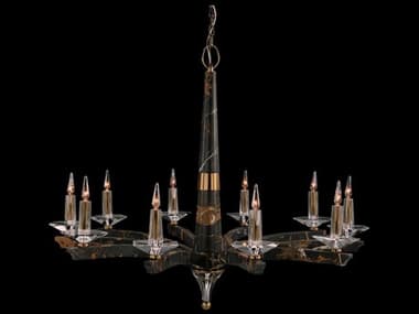 John Richard Inverness 12-Light Antique Brass Chandelier JRAJC9446