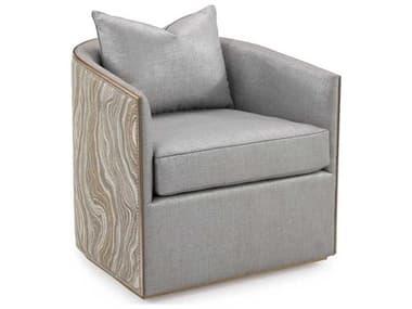 John Richard Sonoma Swivel Gray Accent Chair JRAMF1681V2293056AS