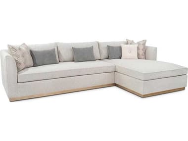 John Richard Paris Beige Upholstered Sectional Sofa JRAMF1684V2292209AS