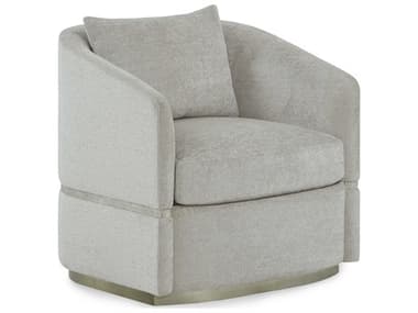 John Richard Chelsea Swivel Gray Fabric Accent Chair JRAMF1762V2261126AS