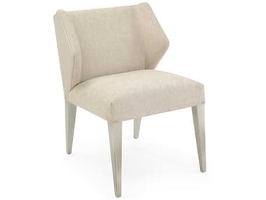 John Richard Beige Fabric Upholstered Side Dining Chair JRAMF17712214AS
