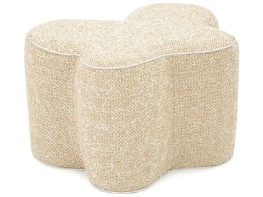 John Richard Mariposa Beige Upholstered Ottoman JRAMQ12175020AS