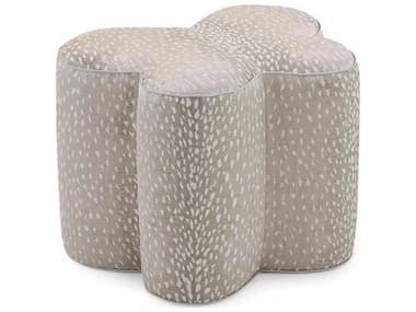 John Richard Mariposa Beige Upholstered Ottoman JRAMQ12182236AS