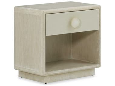 John Richard Alba 1-Drawer Oak Wood Nightstand JREUR010495