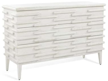 John Richard Creste White Washed Oak Wood Accent Chest JREUR010509