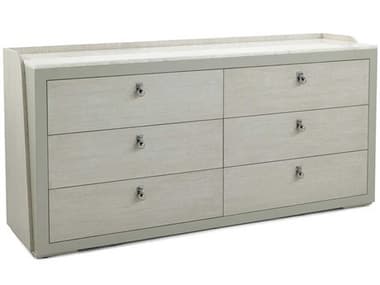 John Richard Metro 6-Drawers White Oak Wood Double Dresser JREUR010516