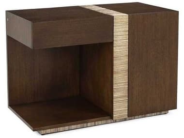 John Richard Elwood 1-Drawer Brown Beech Wood Nightstand JREUR010532