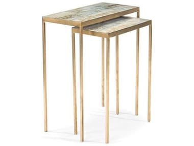 John Richard Lustrous Sky Rectangular End Table JREUR030676