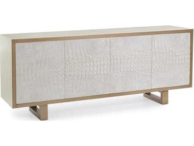John Richard Kano 84'' Solid Wood White Sideboard JREUR040553