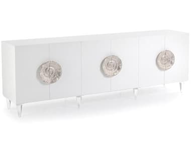 John Richard Triesse 94" Ice White Credenza Sideboard JREUR040568