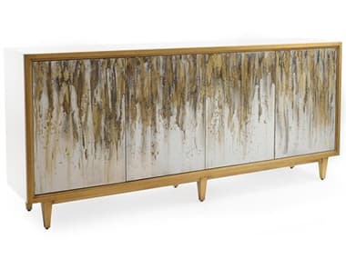 John Richard 95'' Solid Wood Beluga Gold Coast Sideboard JREUR040698