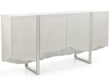 John Richard Terreno John Richard 72" Beech Wood White Washed Champagne Sideboard JREUR040759