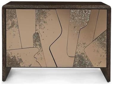 John Richard Bansa Brown Oak Wood Accent Cabinet JREUR040855