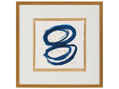 John Richard Dyann Gunter's Blue & Gold-I Print / Painting JRGBG1055A