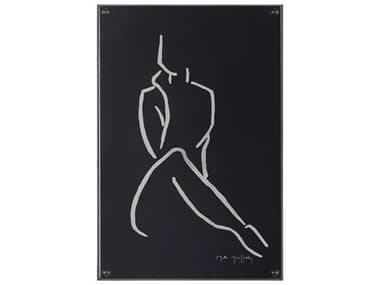 John Richard Melissa Abide Griffith's Ebony Contour-I Wall Art JRGBG2257A